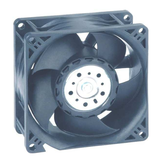 ebm-papst 8214 J/2H4PR Quick Start Manual