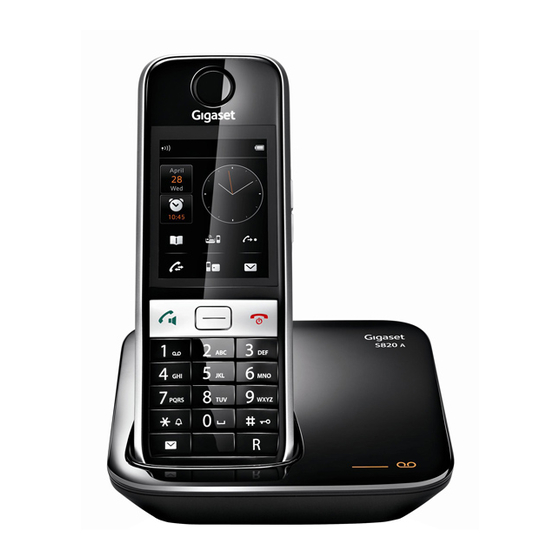 Gigaset  S820A User Manual