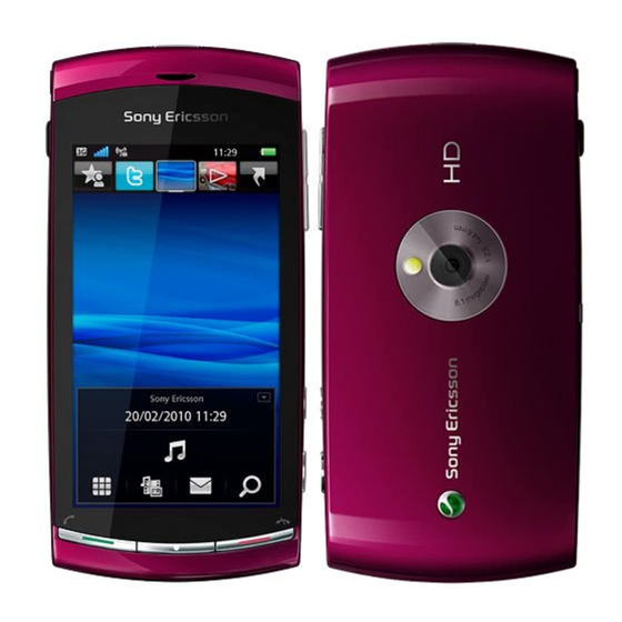 Sony Ericsson Vivaz Extended User Manual