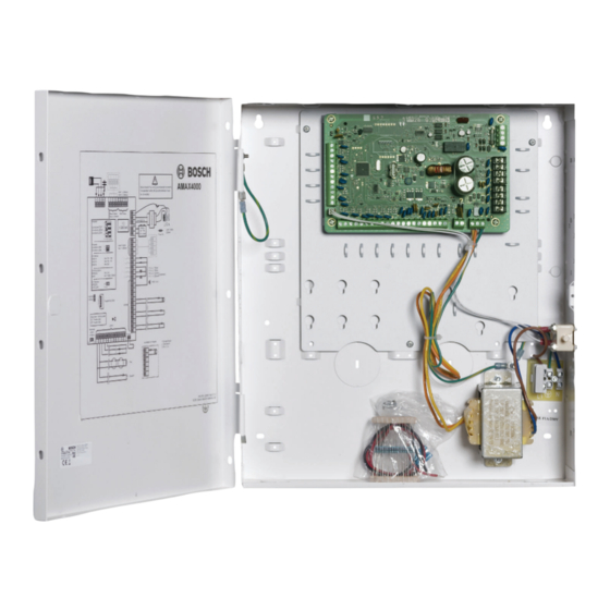 Bosch AMAX panel 2100 Quick Installation Manual
