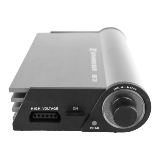 Sennheiser HEV 70 Service