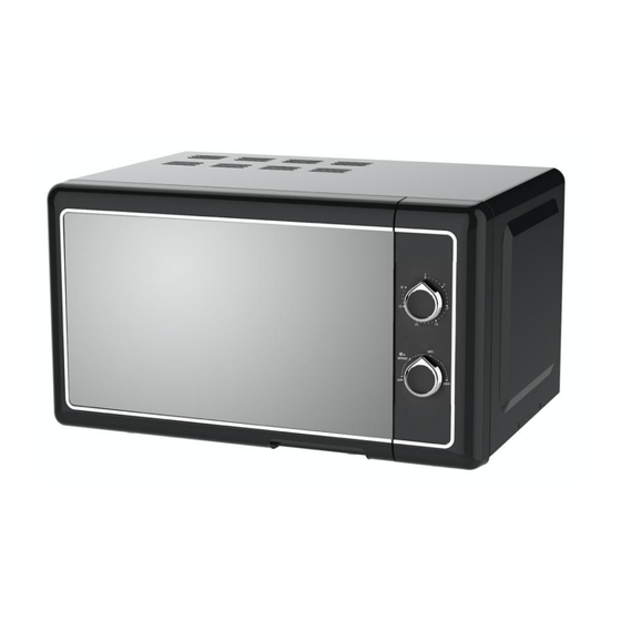 JDW Retro Style Microwave Oven Manuals