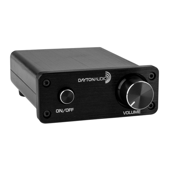 DaytonAudio DTA3116S User Manual