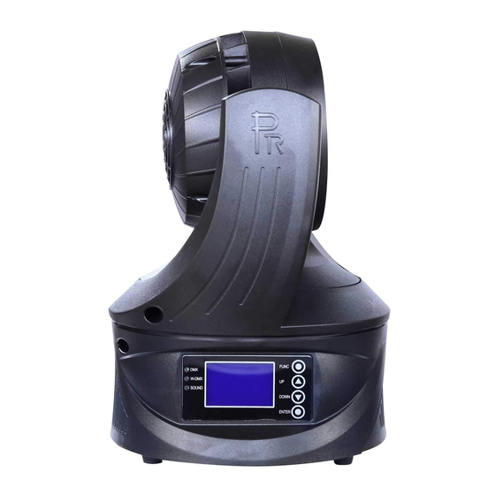 PR Lighting XLED 250 BEAM Product Manual