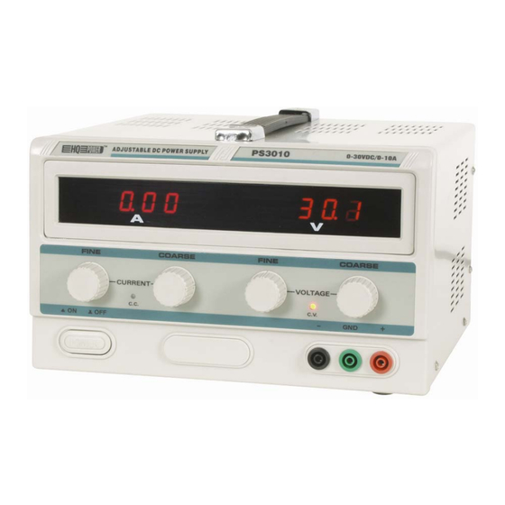 Velleman PS3010 User Manual