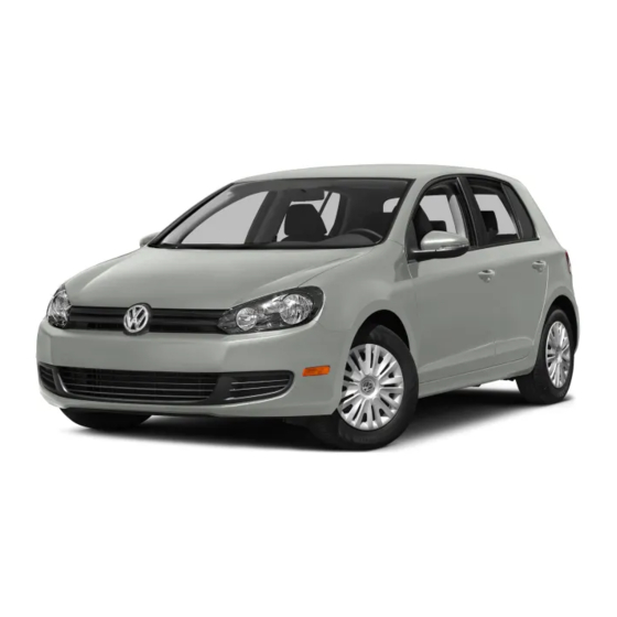 Volkswagen 2014 Golf Technical Specifications