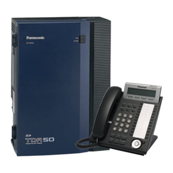 Panasonic KX-TDA50 Technical Information