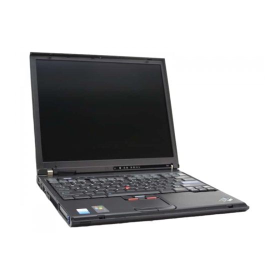 IBM ThinkPad T40 Series Service And Troubleshooting Manual