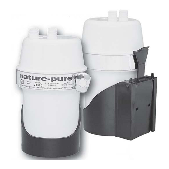 Nature Pure Ultrafine Faucet Series Installation Instructions Manual