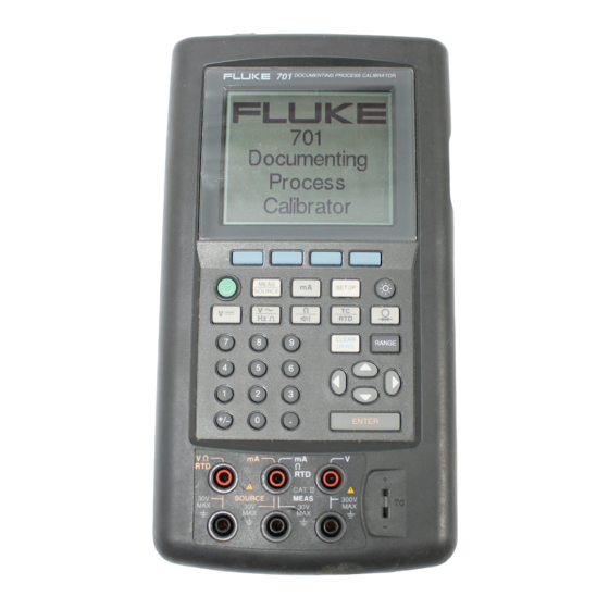 Fluke 701 User Manual