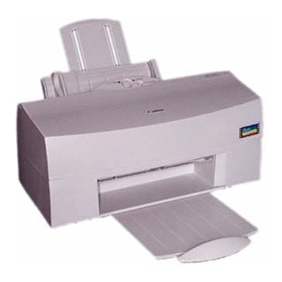 Canon BJC-6500 Paper Manual