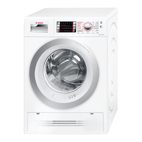BOSCH WVH28490AU INSTRUCTION MANUAL AND INSTALLATION INSTRUCTIONS Pdf