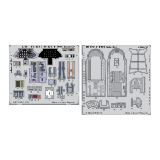 Eduard 49 470 Manual