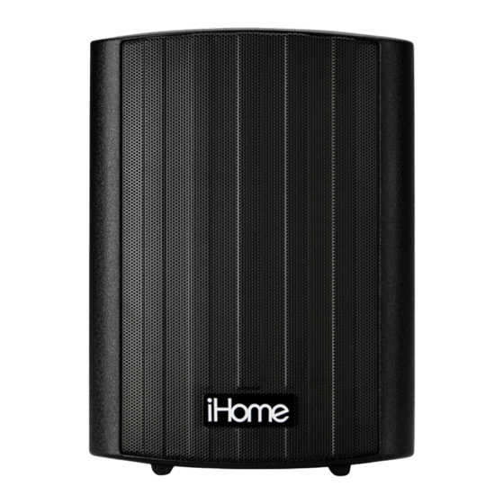 iHome iHSI-W400BT-PR-BLK Manual