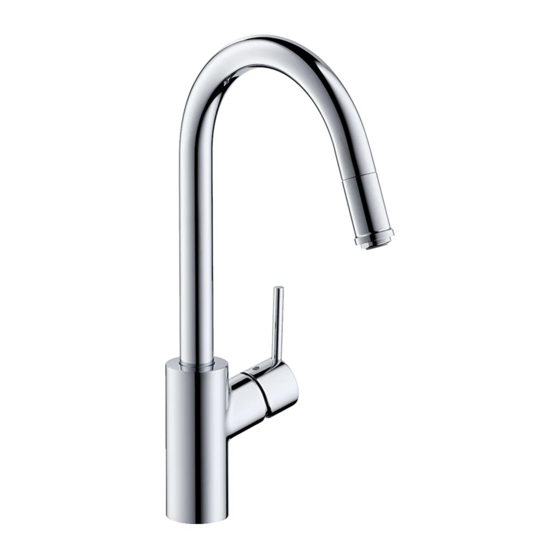 Hans Grohe Talis M52 260 1jet 14872000 Assembly Instructions Manual