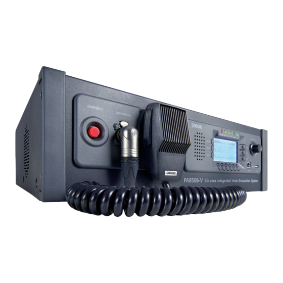 Paso PA8506-V Instructions For Use Manual