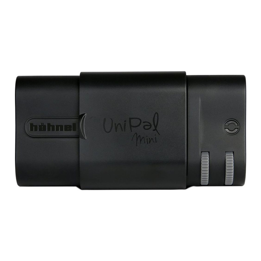Hahnel Unipal Mini - Battery Charger Manual