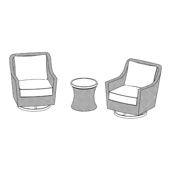Member's Mark Camden GC-41104-3PC Assembly Instructions & User Manual