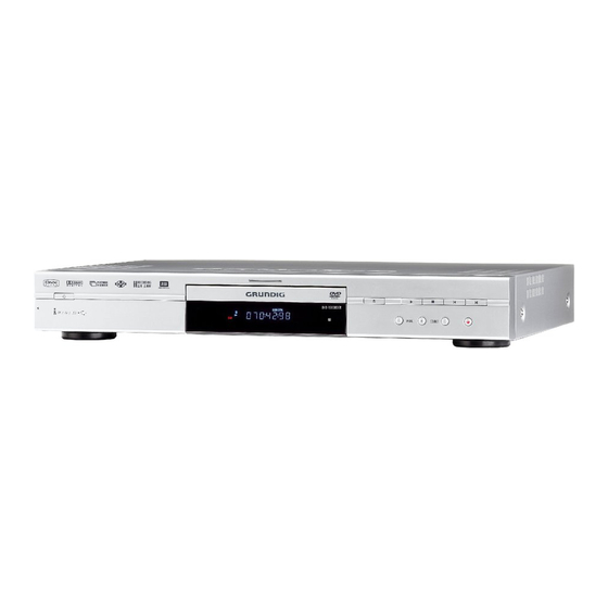 Grundig GDR 5550 HDD User Manual