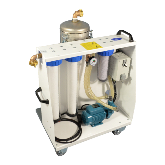 User Manuals: deconta AS 300 G Water Filtration Unit