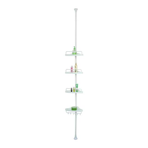 Monzana Bathroom Shelf Prestigeline White 102563 Instructions Manual