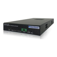 MultiDyne MD9200-DEC Quick Start Sheet
