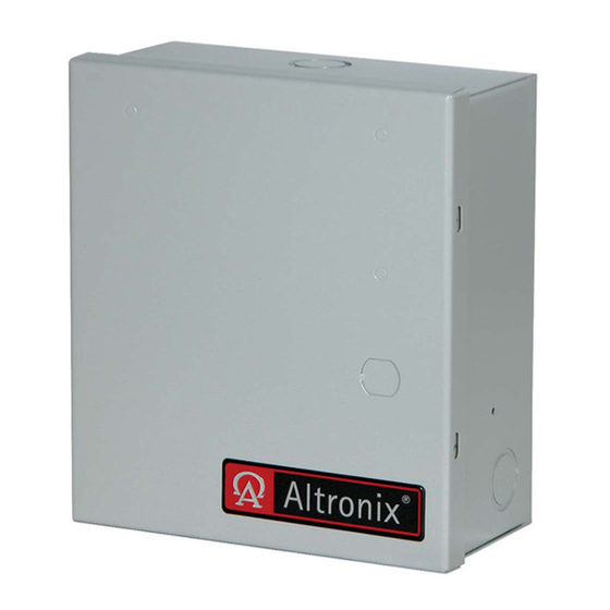 Altronix T2428100CP Quick Start Manual