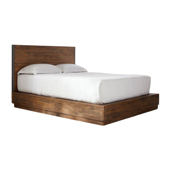 Pottery Barn RECLAIMED BED Manual