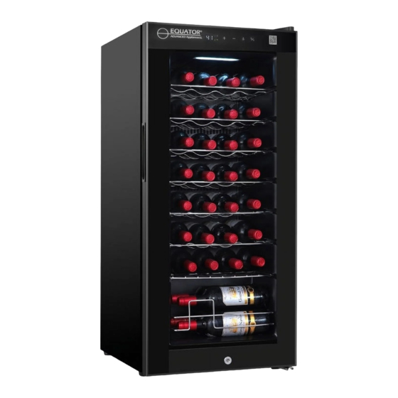 Equator WR 32 32-Bottle Wine Refrigerator Manuals