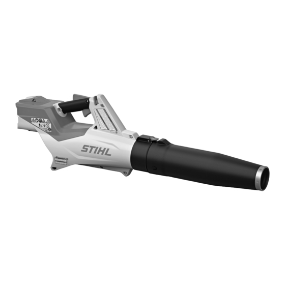 Stihl BGA 60 Instruction Manual