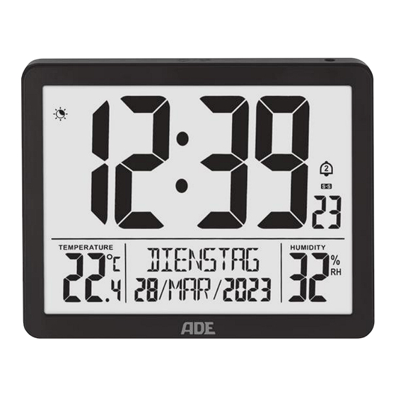 ADE CK 2301 Operating Instructions Manual