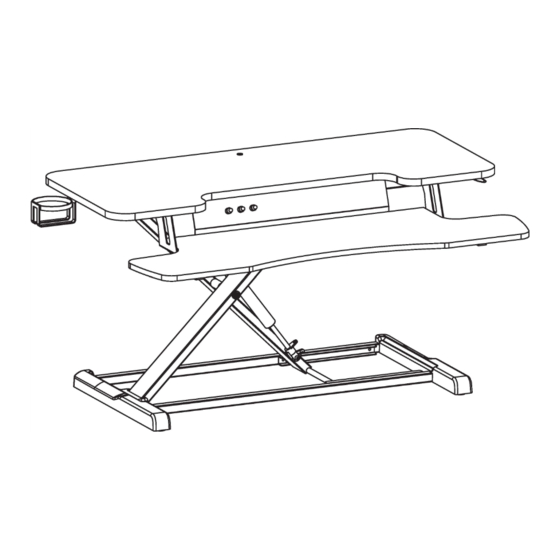 AnthroDesk ERGOSPRING DELUXE 35 Installation Manual