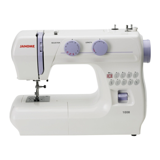 Janome 1008 Brochure