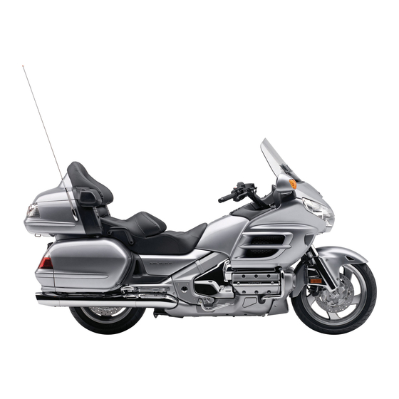 Honda 2009 GL1800 GOLDWING Owner's Manual