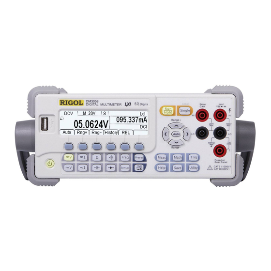 Rigol DM3058 Programming Manual