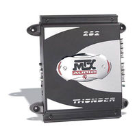 MTX Thunder 202 Owner's Manual