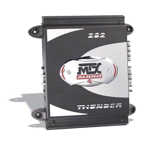MTX Thunder202 Owner's Manual