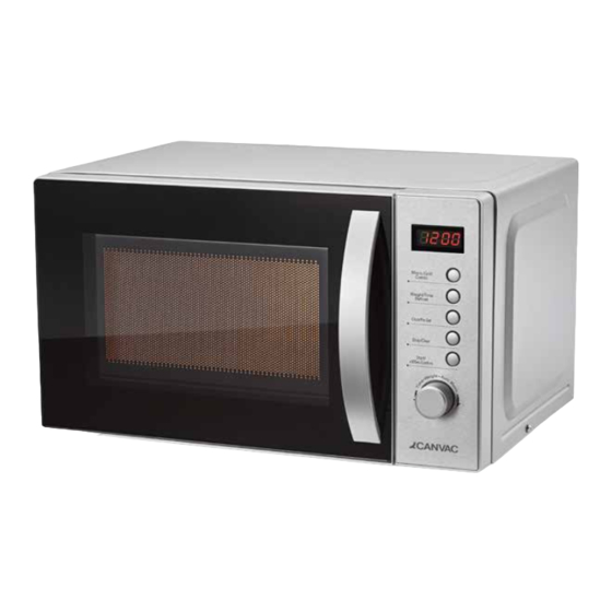 Canvac Q Kitchen CMU3201X Microwave Oven Manuals