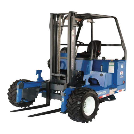 Princeton Truck Mounted Forklift Operator's Manual