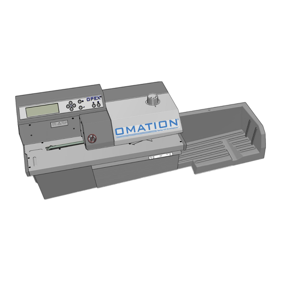 Opex OMATION Envelopener 410 Series Operator's Manual