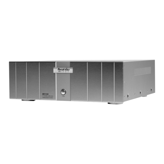 Phoenix Gold MX1230 User Manual