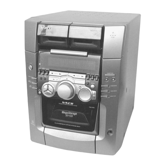 Sony MHC-M500AV Service Manual