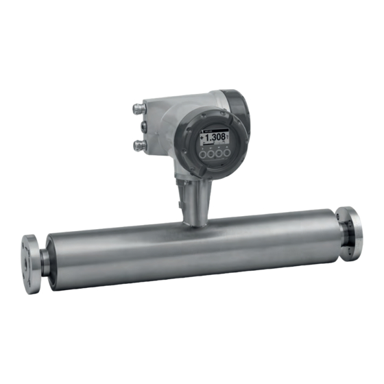 KROHNE OPTIMASS 7400 Quick Start