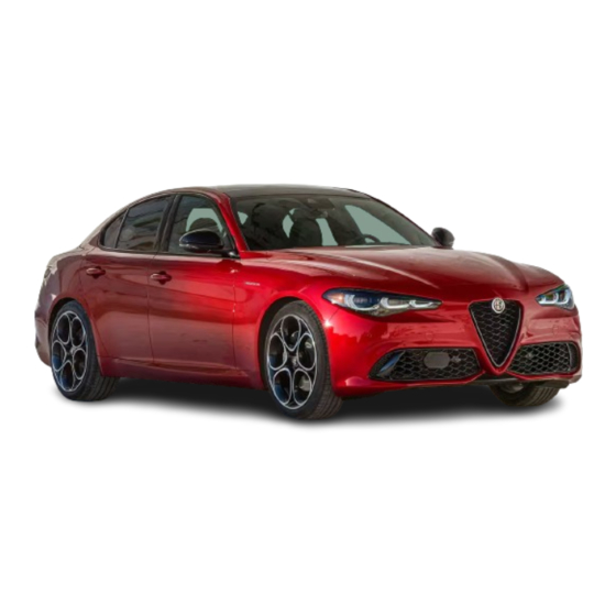 Alfa Romeo GIULIA 2024 Quick Start Manual