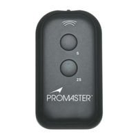 Promaster INFRARED REMOTE CONTROL for Sony Operating Instructions