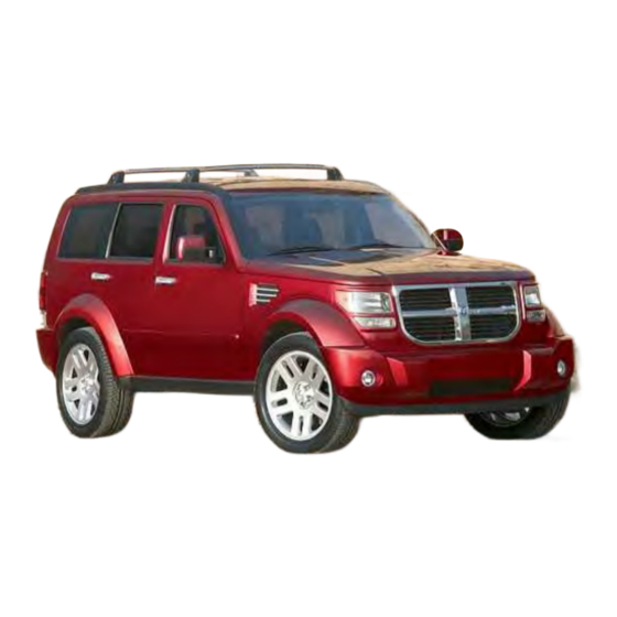 Dodge NITRO Feature Overview Manual