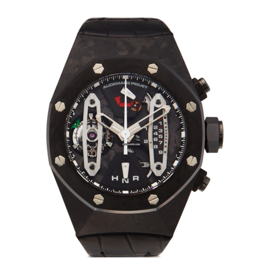 Audemars Piguet Royal Oak Carbon Concept2895 Instructions For Use Manual