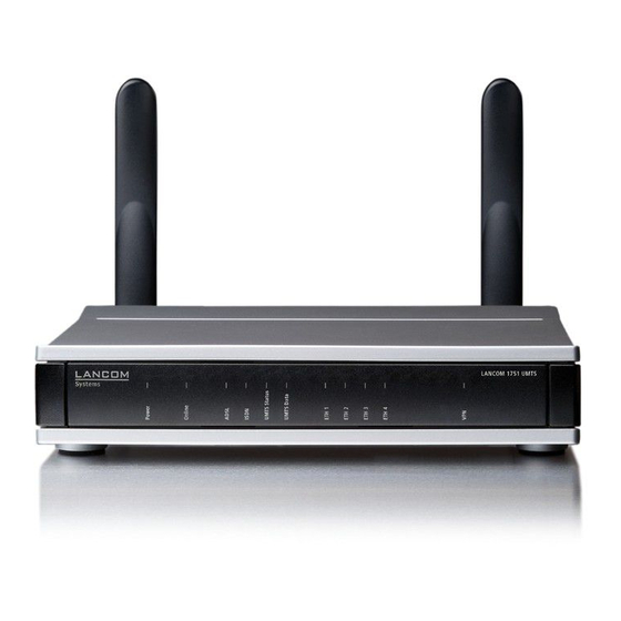 Lancom 1751 UMTS Router Modem Switch Manuals