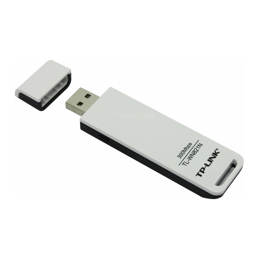 TP-Link TL-WN821N Quick Installation Manual
