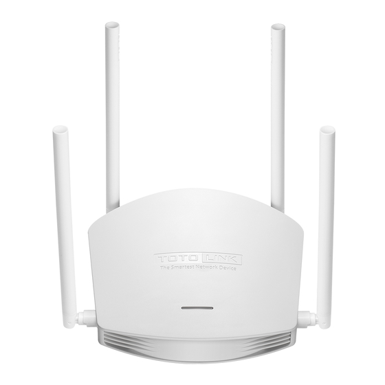 Toto Link N600R Quick Installation Manual
